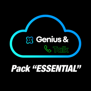 genius & talk pack "essential" ippbx uc cloud hasta10 extensiones por 12 meses