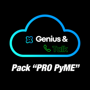 genius & talk "pro pyme" pack ippbx uc cloud hasta 20 extensiones pyme por12 meses