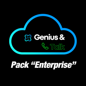 genius & talk pack "enterprise" ippbx uc cloud hasta 50 extensiones por 12 meses